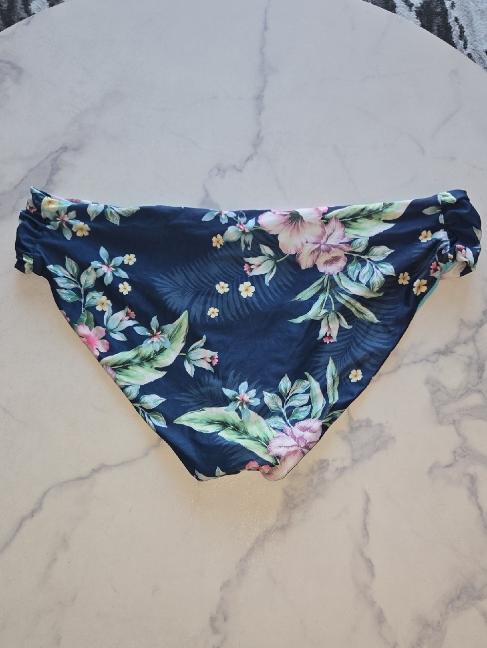 Becca Navy Multi Costa Rica Printed Hipster Swim Bottom Beach Size 3X 22-24 NWT - Picture 6 of 9
